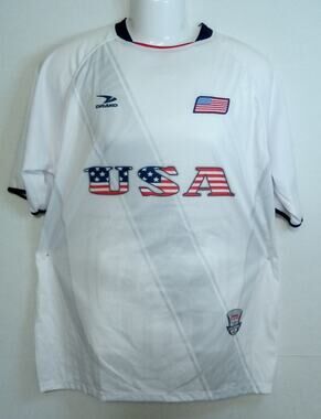U.S.A. Drako Team Soccer White Jersey Adult One Size (Large)